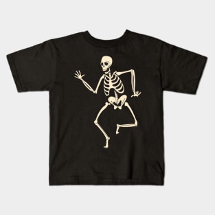 Funny Skeleton Dancing Kids T-Shirt